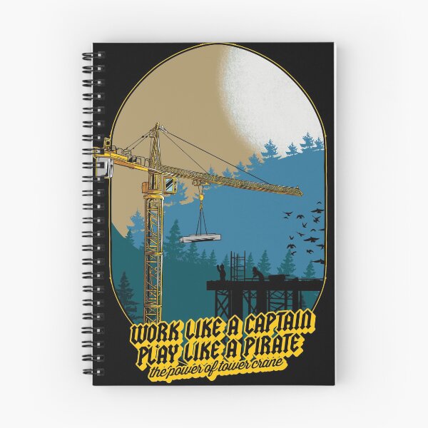 Item preview, Tower Crane Work Like A Captain designed and sold by damnoverload.