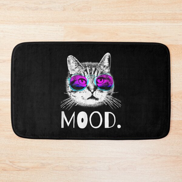 Item preview, FIERCE & BOLD CAT WEARING SUNGLASSES MOOD STATEMENT designed and sold by AdolphSauer.