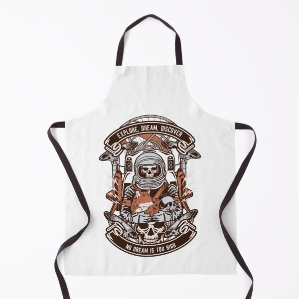Item preview, No dream is too high. Astronaut skull. designed and sold by BeeMeCreative.