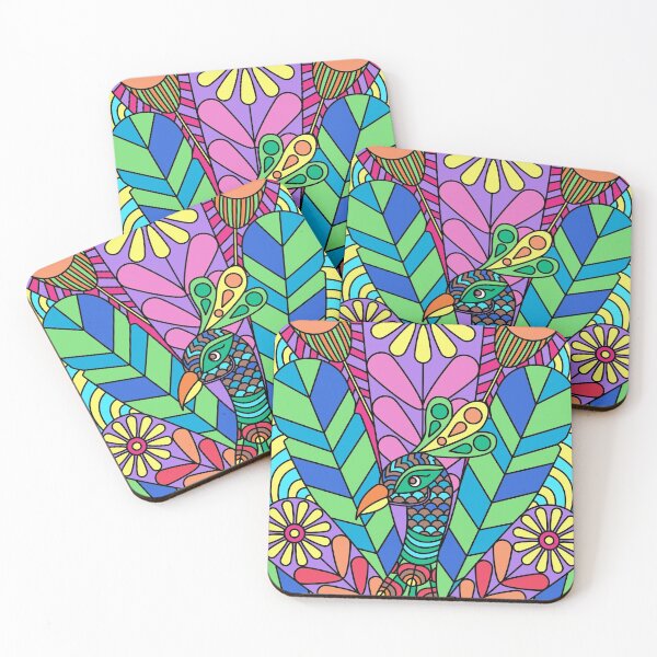 Item preview, Colorful mandala peacock designed and sold by THE MNM.