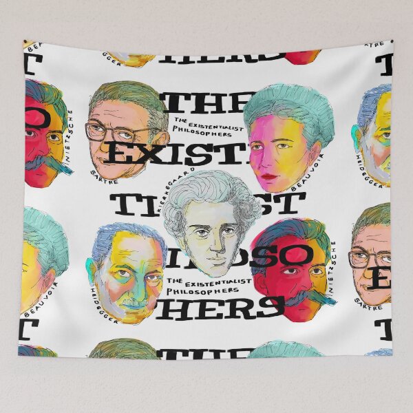 Item preview, The Existentialist Philosophers 1 designed and sold by KennyLucky.