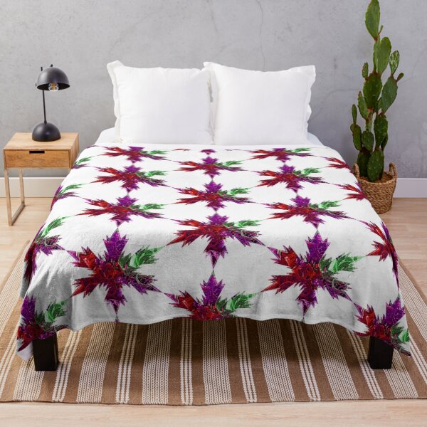 Item preview, Celebration Snowflakes Fucshia-Green-Red Star by Iritof designed and sold by iritof.