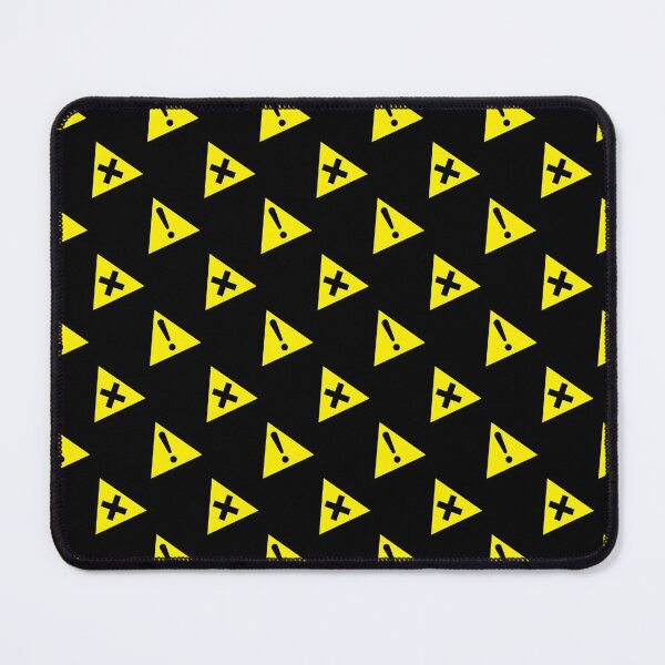 Item preview, Warning Signs Geometric Pattern (Black) designed and sold by haowasyourday.