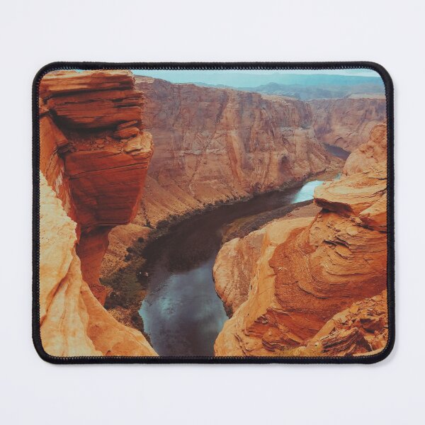 Item preview, Retro Horseshoe Bend Mountains Arizona designed and sold by ColorfulPrints.