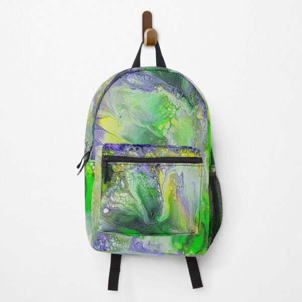 Item preview, Blooms of Green and Violet Abstract designed and sold by Karen Simon.