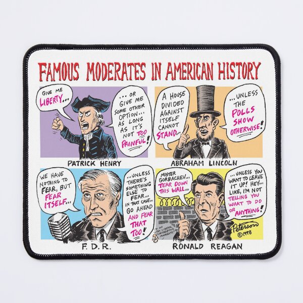 Item preview, Famous Moderates in American History! designed and sold by Allen Peterson.