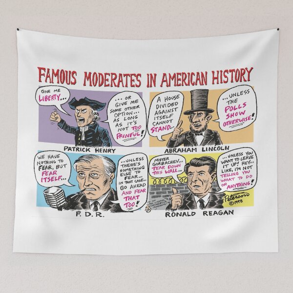 Item preview, Famous Moderates in American History! designed and sold by Allen Peterson.