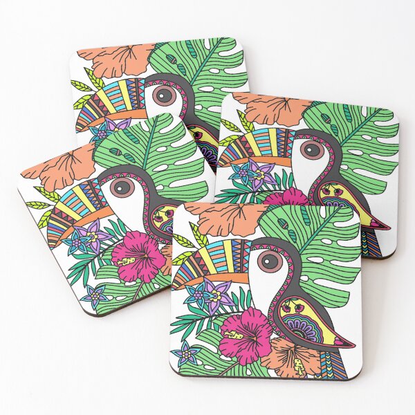 Item preview, Colorful mandala toucan designed and sold by THE MNM.