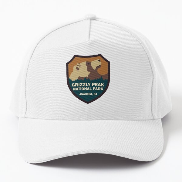 Vista previa del artículo con la obra «Signo del Parque Nacional Grizzly Peak», diseñado y vendido por CarlStickers.