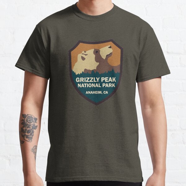 Grizzly Peak National Park Sign Classic T-Shirt