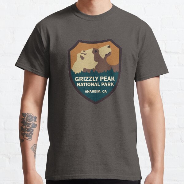 Aperçu de l'œuvre Panneau du parc national de Grizzly Peak créée et vendue par CarlStickers.