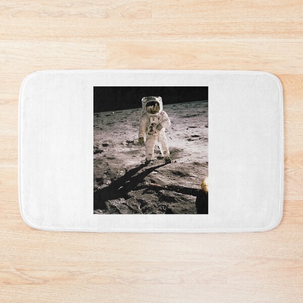 Item preview, Edwin Aldrin walking on the lunar surface. Neil Armstrong Original from NASA designed and sold by DiazTv.