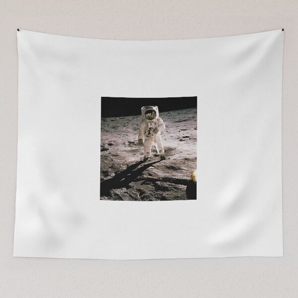 Item preview, Edwin Aldrin walking on the lunar surface. Neil Armstrong Original from NASA designed and sold by DiazTv.