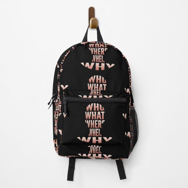 Item preview, Who What Where When Why Copper Typography Word in Human Shape designed and sold by Vasabi88.