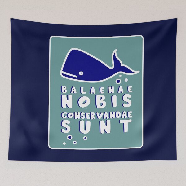 Item preview, SAVE THE WHALES    -in Latin  designed and sold by sandpiperstudio.