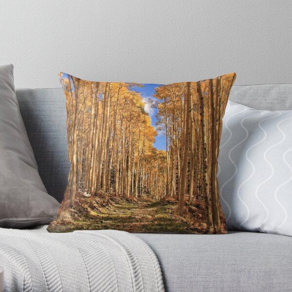 Autumn's Embrace Throw Pillow and Tote Bag Throw Pillow