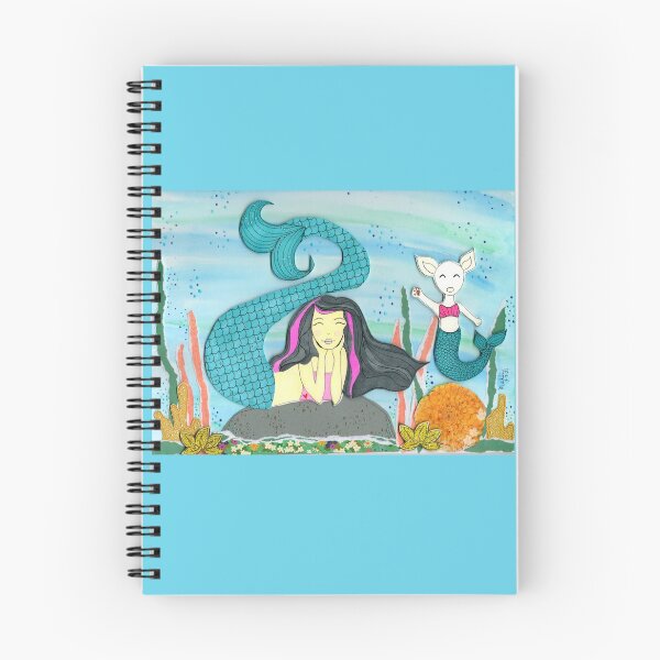 Item preview, Mermaid with her Mer-doggy designed and sold by Mahli's  Artful Whimsy.
