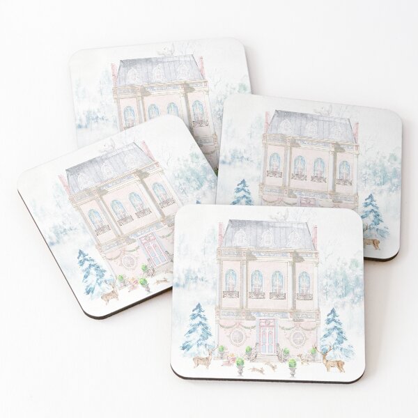 Item preview, French Chateau, Christmas Woodland designed and sold by Wendy Paula Patterson.