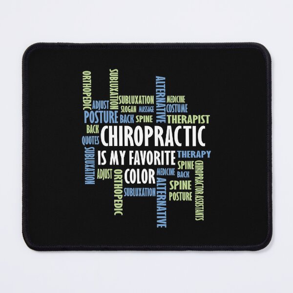 Item preview, Chiropractic is my favorite color word cloud design man and woman chiropractor gift designed and sold by patroart.