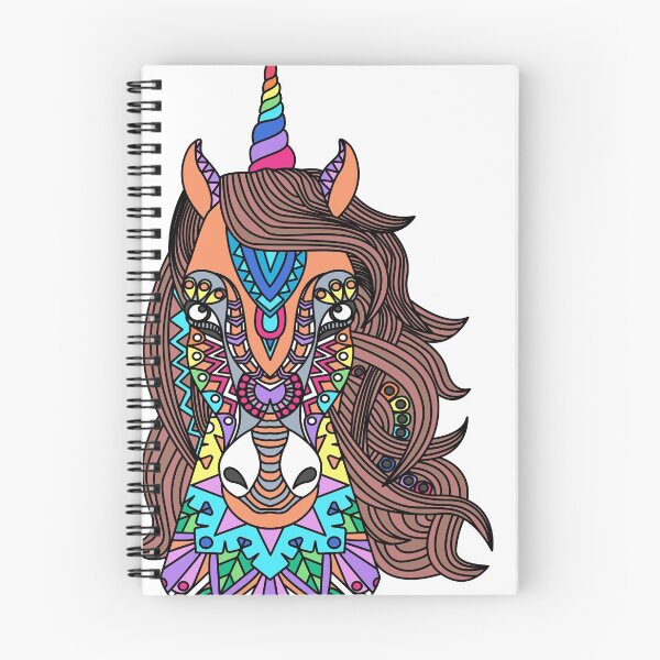 Aperçu de l'œuvre Mandala de licorne de couleurs créée et vendue par THE MNM.