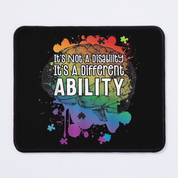 Item preview, Not A Disability A Different Ability Autism Awareness Cute designed and sold by AdolphSauer.