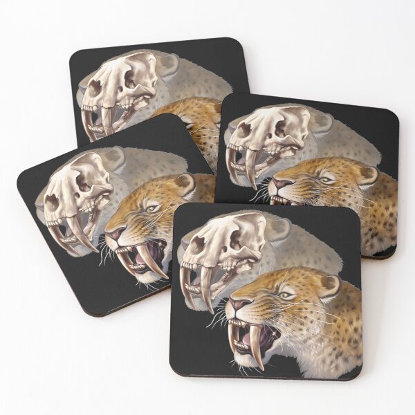 Item preview, Sabre-toothed Cat (Smilodon fatalis) designed and sold by Pip Tacla.
