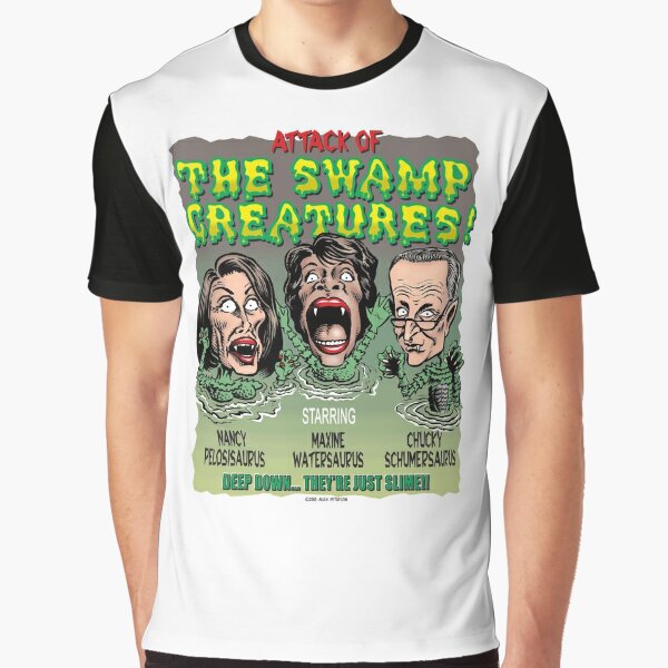 Frog Hunter Swampthing Green Reptile Kids T Shirt 