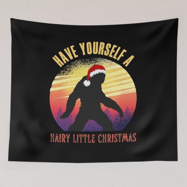 Item preview, Have yourself a hairy little christmas! Funny | sarcastic Bigfoot Christmas design! designed and sold by HROC.