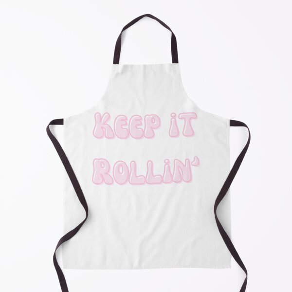 Item preview, Keep it Rolling Pink Retro Bubble Letter designed and sold by smokelikeagirl.