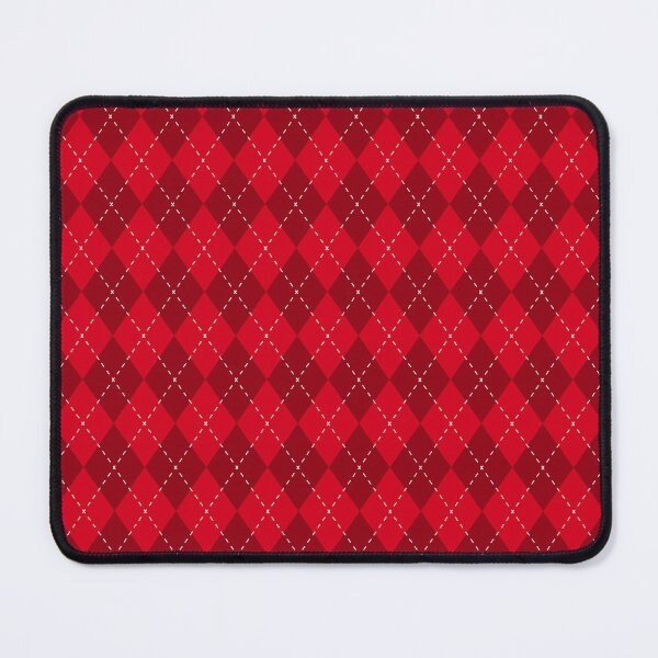 Item preview, Argyle Pattern Christmas Red Color designed and sold by Handstand365.