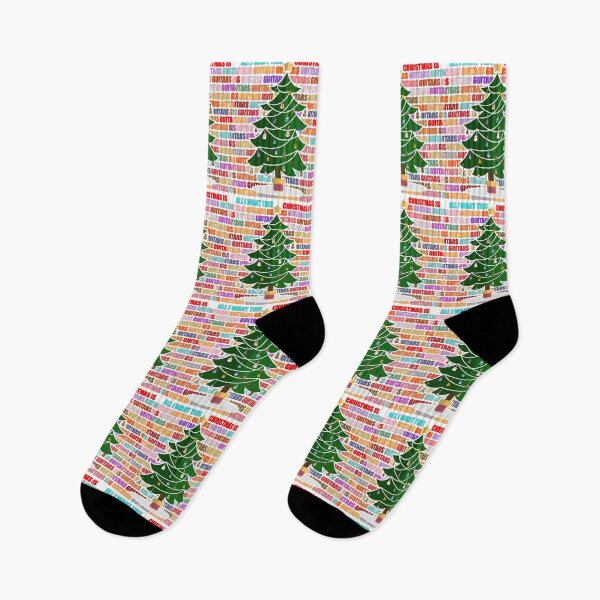 Item preview, All I Want This Christmas Is Guitars Many Colors - Music Instrument Enthusiasts designed and sold by artfulnotebook.