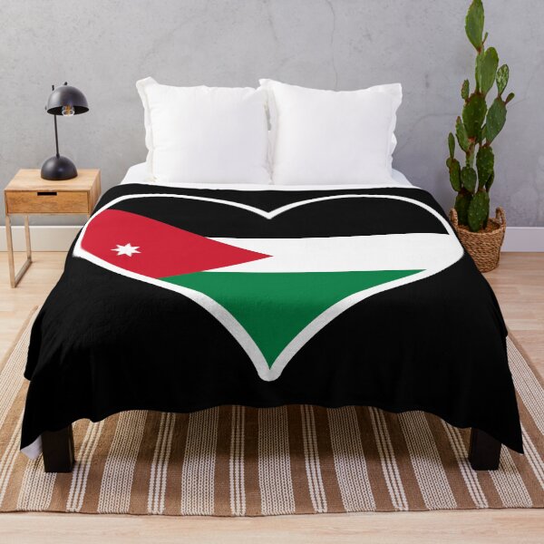 Item preview, Jordan Flag Heart designed and sold by PKHalford.