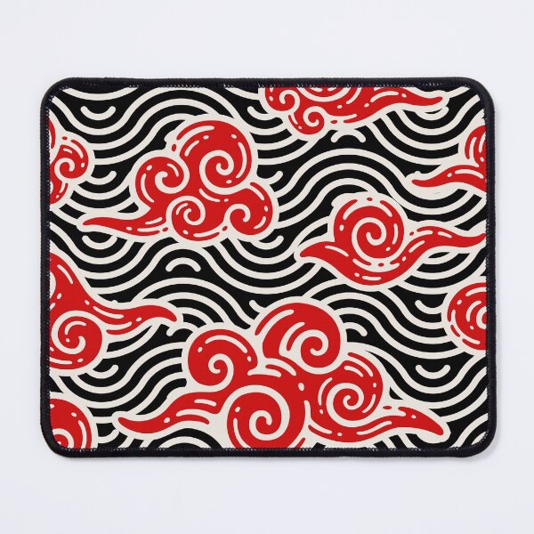 Item preview, Retro Red Cloud Japanese Pattern designed and sold by roboticaldad.