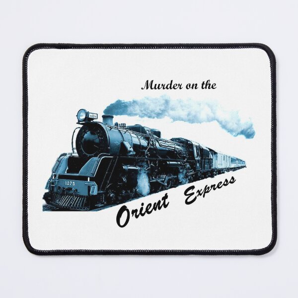 El Orient Express - Hercule Poirot, Agatha Christie Alfombrilla de ratón