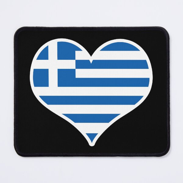 Item preview, Greece Flag Heart designed and sold by PKHalford.