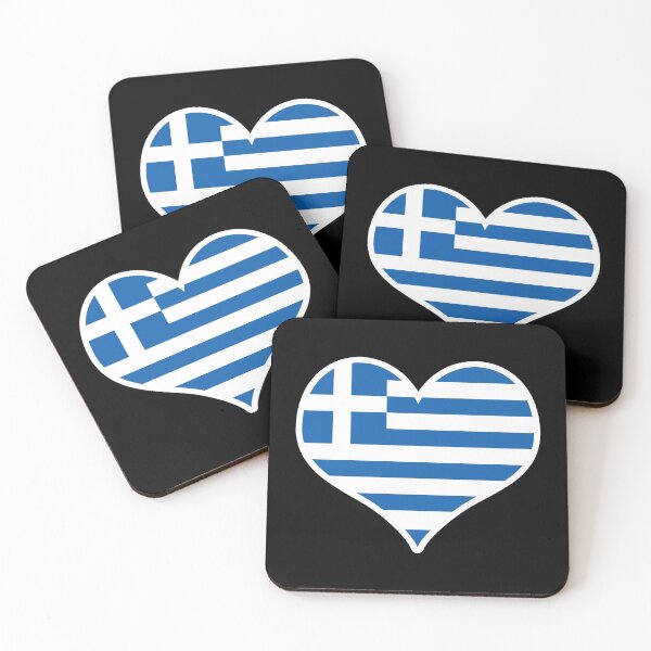Item preview, Greece Flag Heart designed and sold by PKHalford.