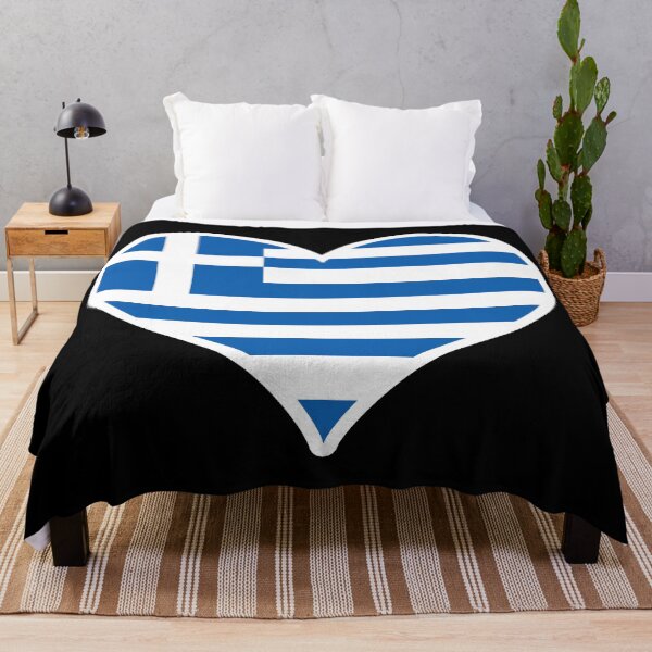 Item preview, Greece Flag Heart designed and sold by PKHalford.