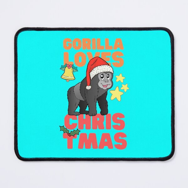 Item preview, Gorilla Loves CHRISTMAS designed and sold by Keep Smiling.