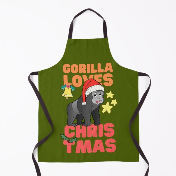 Item preview, Gorilla Loves CHRISTMAS designed and sold by Keep Smiling.