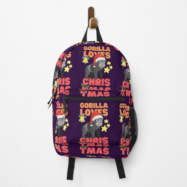 Item preview, Gorilla Loves CHRISTMAS designed and sold by Keep Smiling.