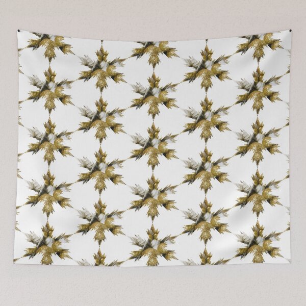 Item preview, Celebration Snowflakes Gold White Star by Iritof designed and sold by iritof.