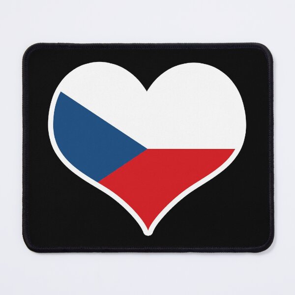 Item preview, Czech Republic Flag Heart designed and sold by PKHalford.