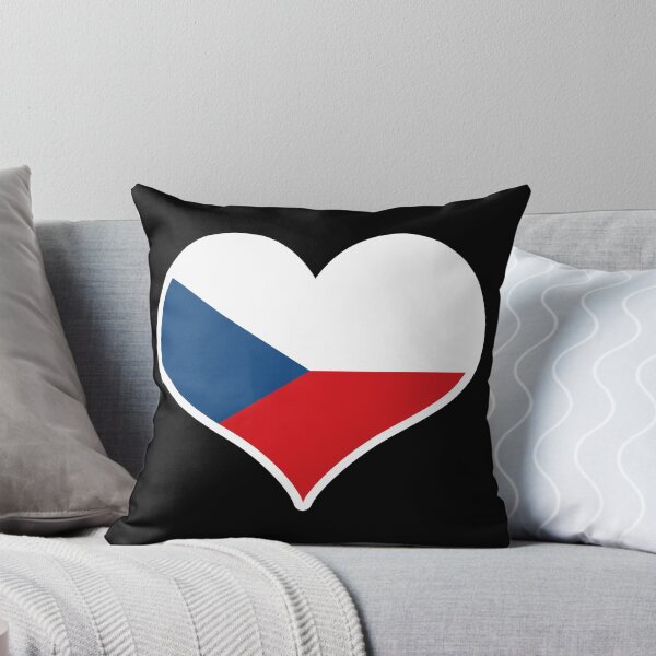 Item preview, Czech Republic Flag Heart designed and sold by PKHalford.