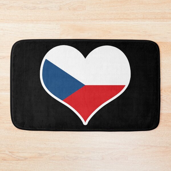 Item preview, Czech Republic Flag Heart designed and sold by PKHalford.