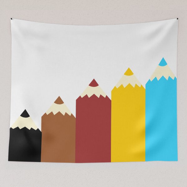 Item preview, Polygender Pencil Pride Flag designed and sold by HarveyHandcraftsandDesigns.