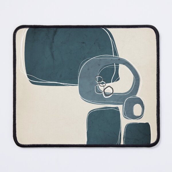 Item preview, Retro Abstract Design in Teal and Aqua designed and sold by simplydesignart.