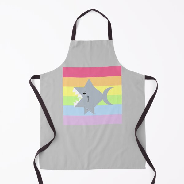 Aperçu de l'œuvre Requin drapeau de fierté LGBTQ+ créée et vendue par Day10Machine.