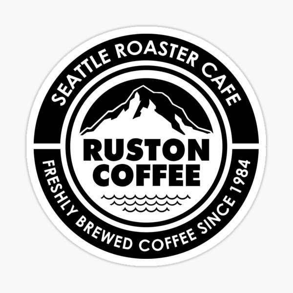Der Letzte von uns, Ruston Coffee Black, Der Letzte von uns Seattle Coffee Shop Sticker