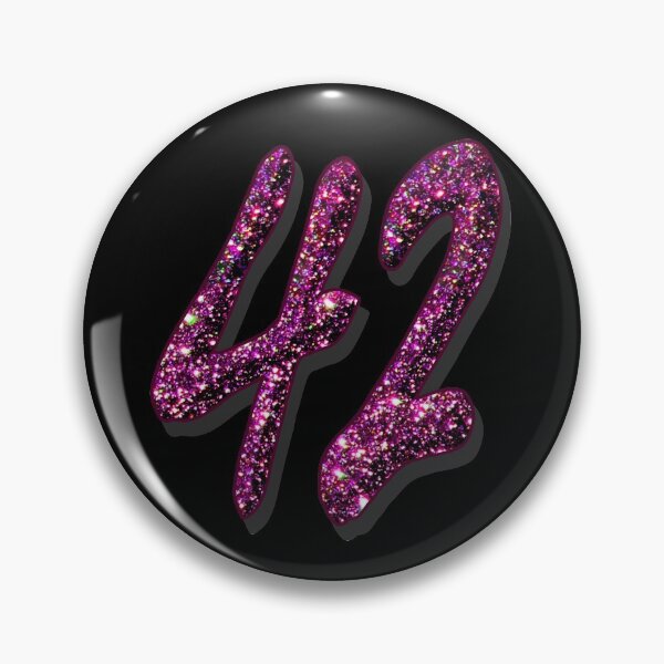 Item preview, 42nd birthday anniversary - purple numbers designed and sold by GlamourChick.