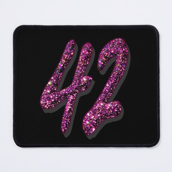 Item preview, 42nd birthday anniversary - purple numbers designed and sold by GlamourChick.